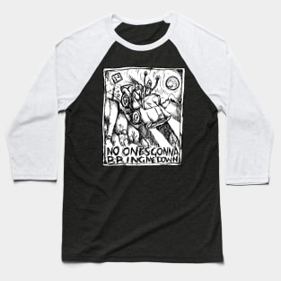 Bending Hectic - The Smile - Illustrated Lyrics Baseball T-Shirt